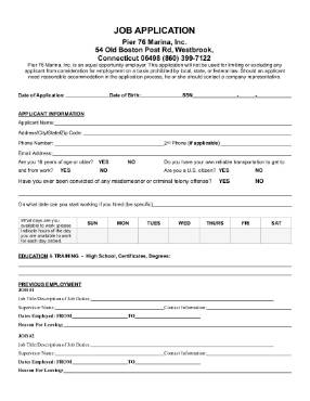 Employement Form